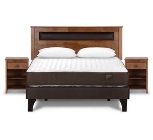Cama europea 2 plazas Ergo T + set Ferrara + almohadas Slight