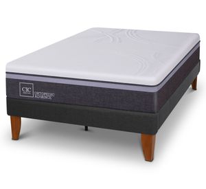 Cama europea Curve Ortopedic Advance 1.5 plazas Cic