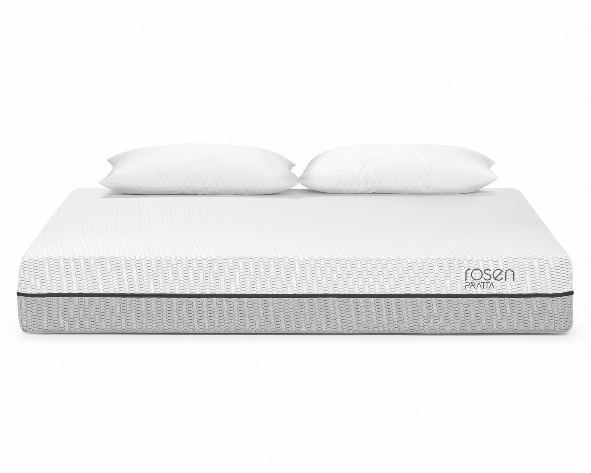 Rosen Colchón 2 plazas 200 cm Pratta + almohadas