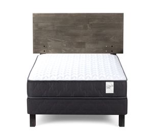 Cama europea 1 plaza x 190 cm Wave + respaldo Tabor Rosen