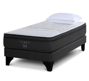 Cama europea 1.5 plazas Tempo patas + almohada Extra Rosen