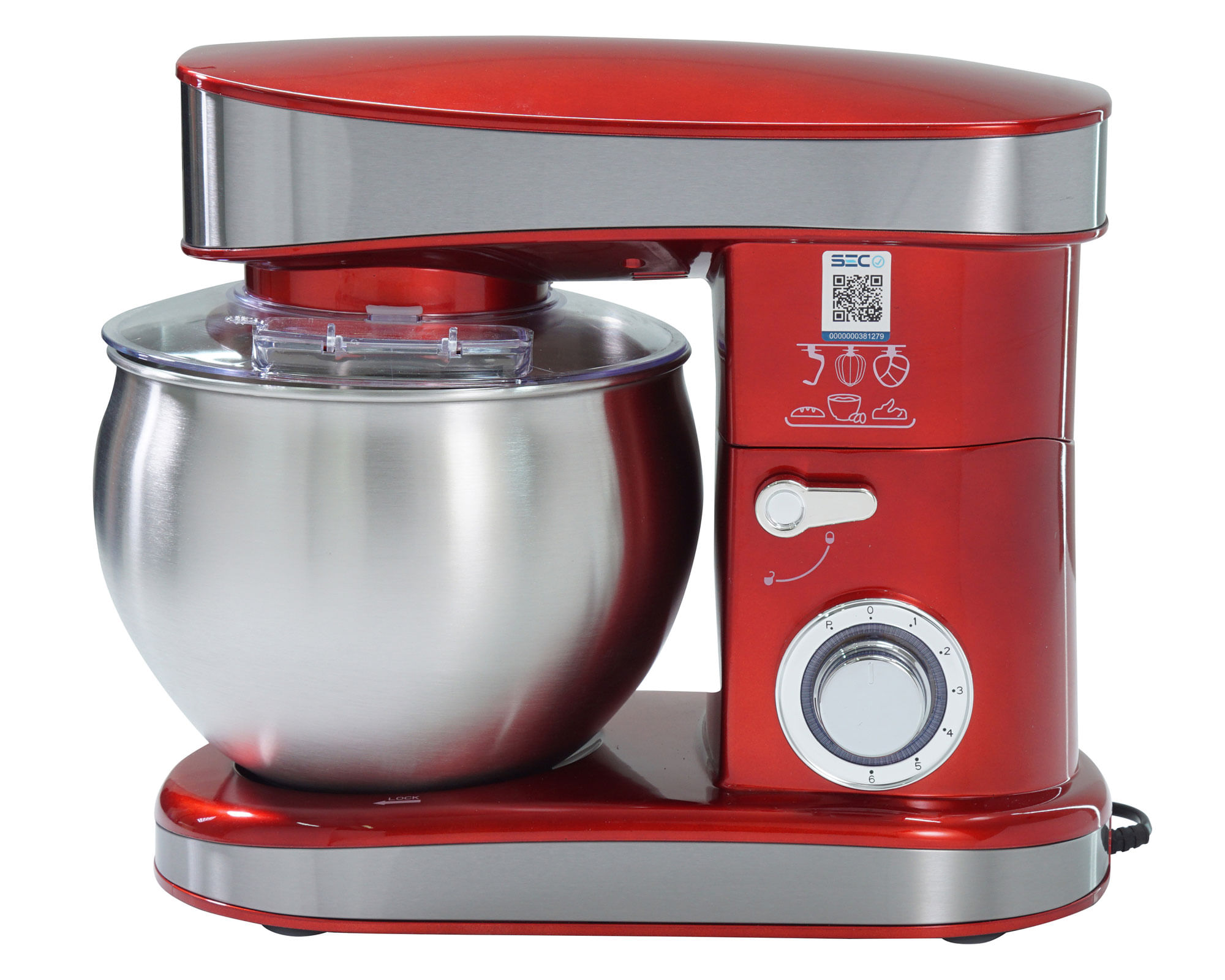 Maigas Batidora Lorenzza 6 lt rojo