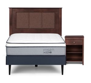 Cama europea 1.5 plazas Indie + set Rachel