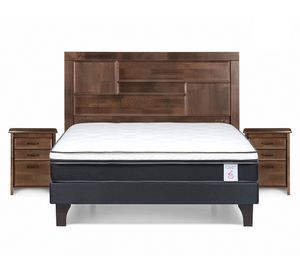 Cama europea 2 plazas New Style 6 + set Dolce