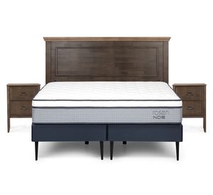 Cama europea King base dividida Indie + set Anna