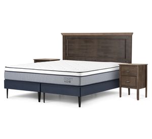 Cama europea King base dividida Indie + set Anna