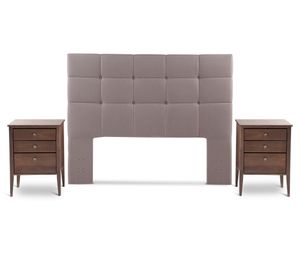 Cama europea 2 plazas Tempo base dividida patas + set Issey visón+ almohadas Rosen