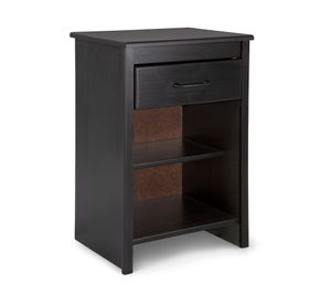 Respaldo 1.5 plazas + velador Maurice azul