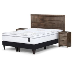 Cama europea 2 plazas base dividida Art 4 + set Dolce Rosen