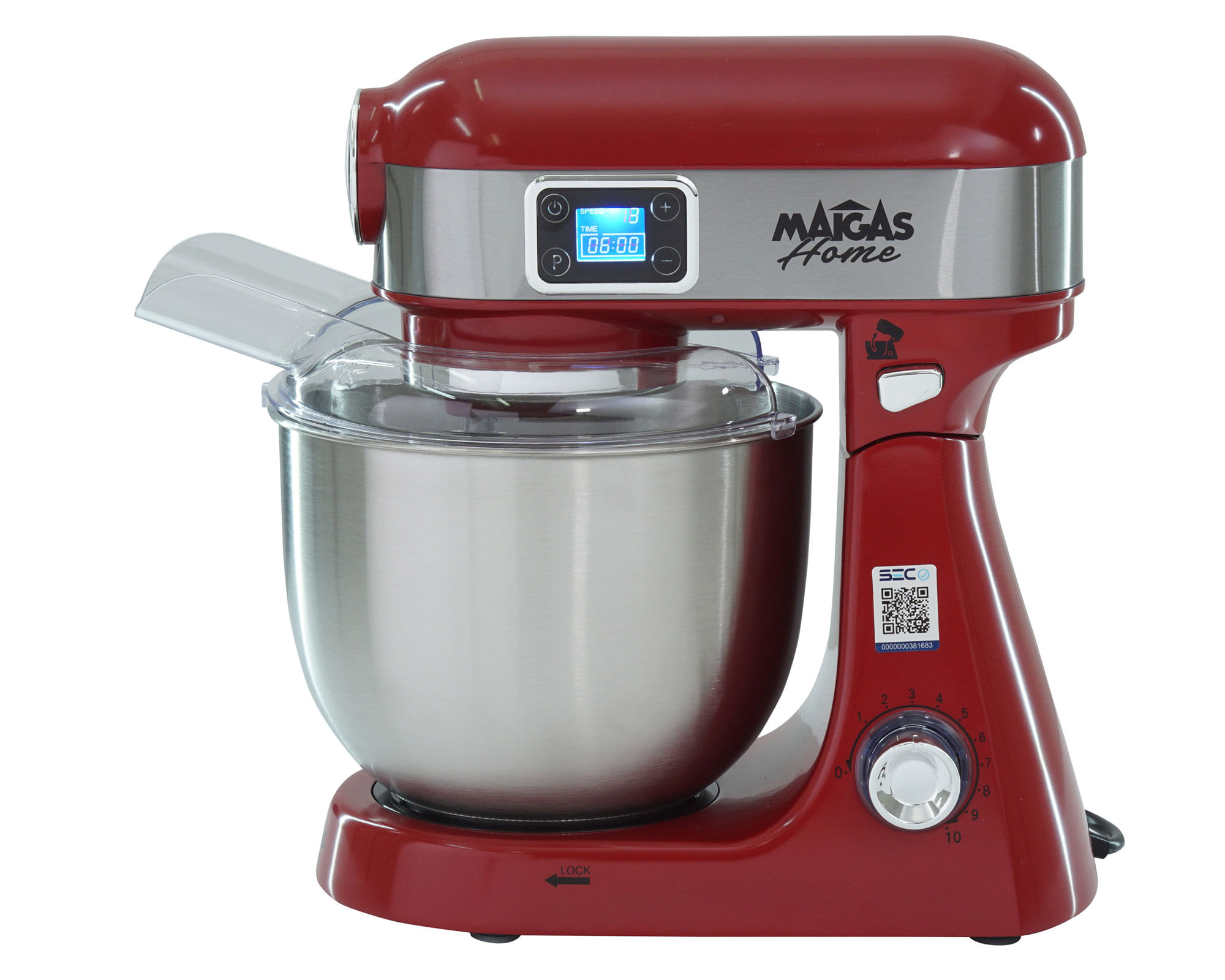 Maigas Batidora Lorenzza 5 lt rojo