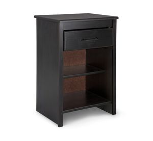 Respaldo King + velador Maurice azul