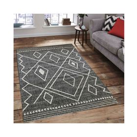 Alfombra 240x340 cm Sisal Atenea gris Idetex