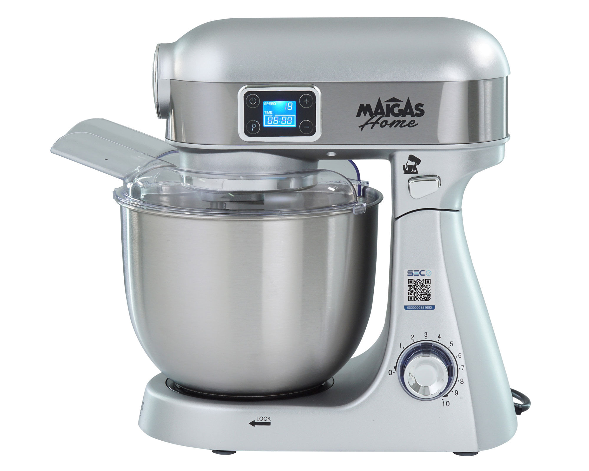Maigas Batidora 5 lt Lorenzza silver