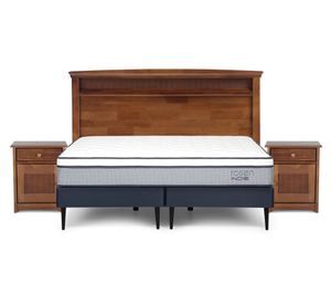 Cama europea 2 plazas base dividida Indie + Set Veneto