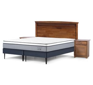 Cama europea 2 plazas base dividida Indie + Set Veneto