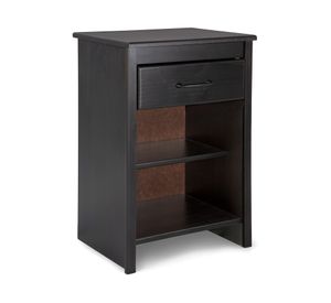 Velador 1 cajón Maurice grafito