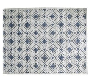 Alfombra 160x230 cm Sisal Atenea celeste Idetex