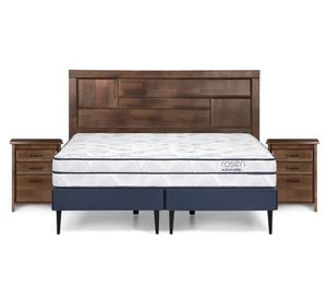 Cama europea King base dividida Autonomy + set Dolce