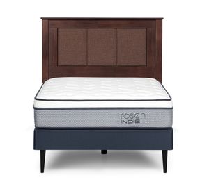 Cama europea 1.5 plazas Indie + respaldo Rachel