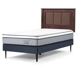 Cama europea 1.5 plazas Indie + respaldo Rachel