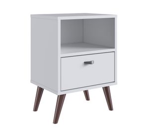 Velador Honey 1 cajón blanco Be Design