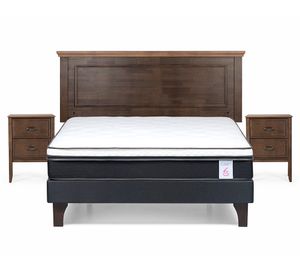 Cama europea 2 plazas New Style 6 + set Anna