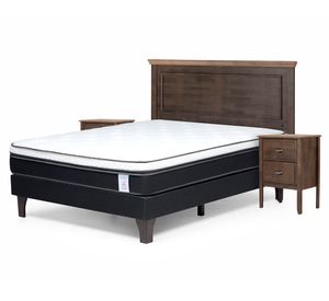 Cama europea 2 plazas New Style 6 + set Anna
