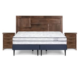 Cama europea 2 plazas base dividida Autonomy + set Dolce