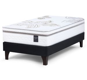 Cama europea 1.5 plazas patas Art 4 Rosen