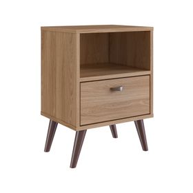 Velador Honey 1 cajón café Be Design