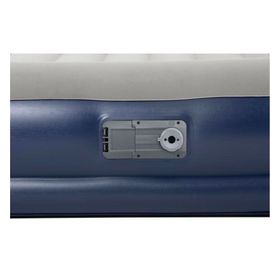 Colchón inflable queen 36x152x203 cm + inflador Bestway