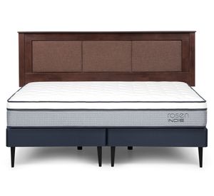 Cama europea King base dividida Indie + respaldo Rachel