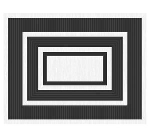 Alfombra 160x230 cm Sisal Atenea negro Idetex