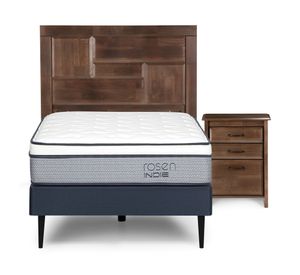 Cama europea 1.5 plazas Indie + set Dolce
