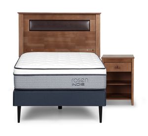 Cama europea 1.5 plazas Indie + set Ferrara