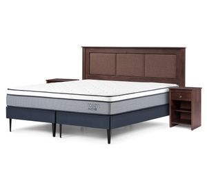 Cama europea King base dividida Indie + set Rachel