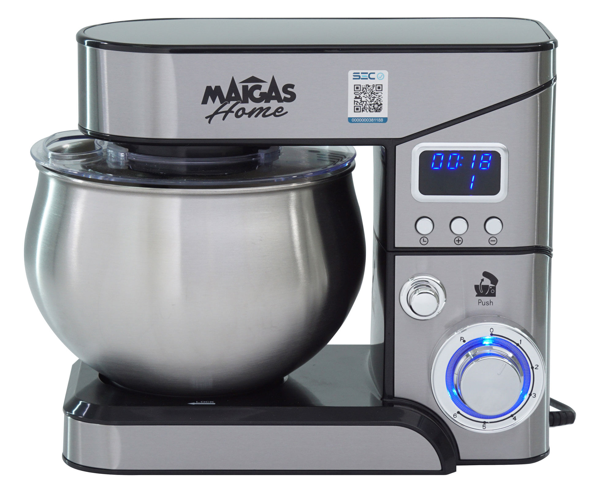 Maigas Batidora Lorenzza 5 litros inox Maigas