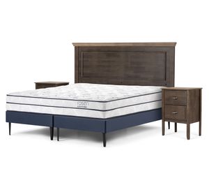 Cama europea 2 plazas base dividida Autonomy + set Anna