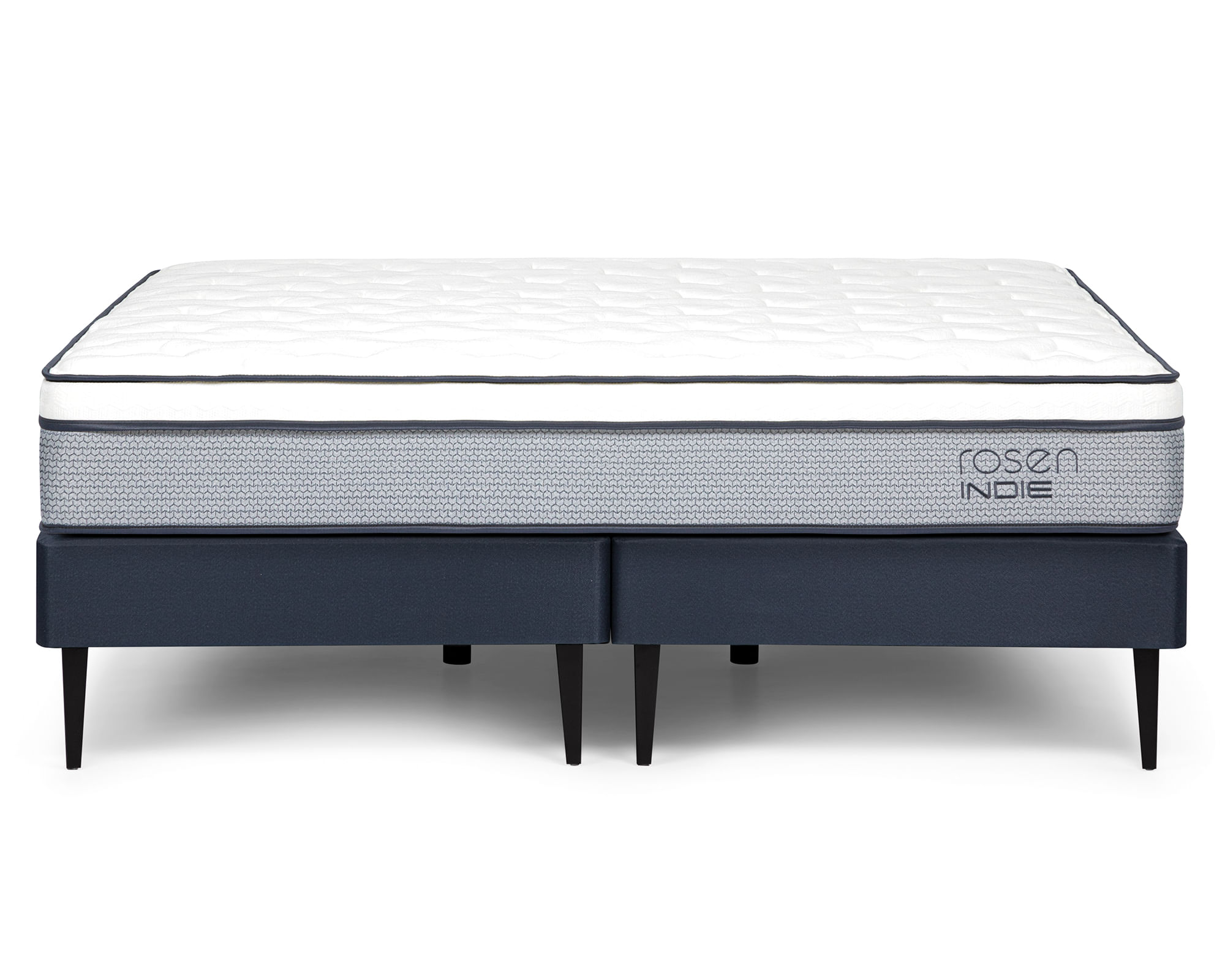 Rosen Cama europea 2 plazas base dividida Indie