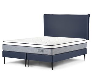 Cama europea King Indie + respaldo Maurice
