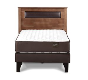 Cama europea 1.5 plazas Ergo t + Respaldo Ferrara