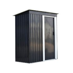 Bodega jardín negro 182x155x88 cm