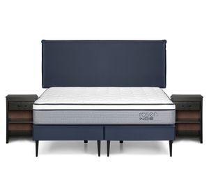 Cama europea 2 plazas base dividida Indie + Set Maurice