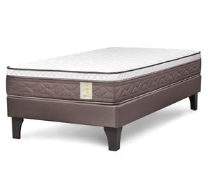 Cama Europea 1.5 plazas 105x200 cm New Style 4 blanco