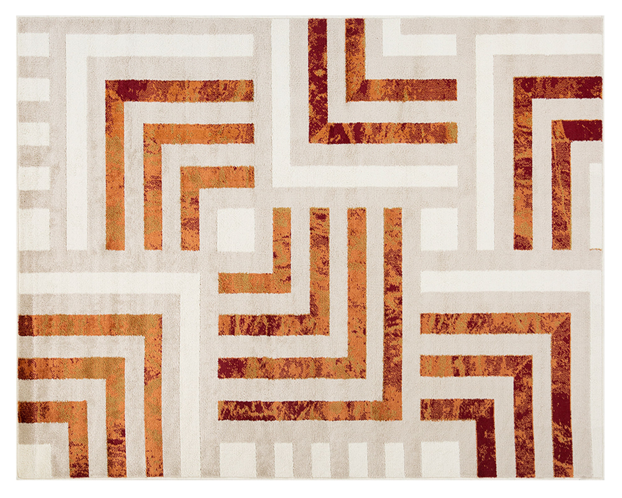 Idetex Alfombra 200x280 cm Jungle rojo