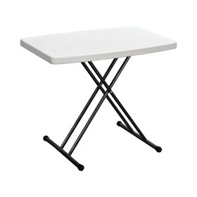 Mesa altura ajustable blanca