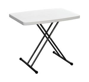 Mesa altura ajustable blanca