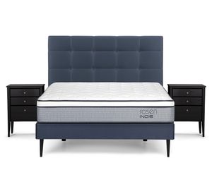 Cama europea 2 plazas Indie + set Issey azul