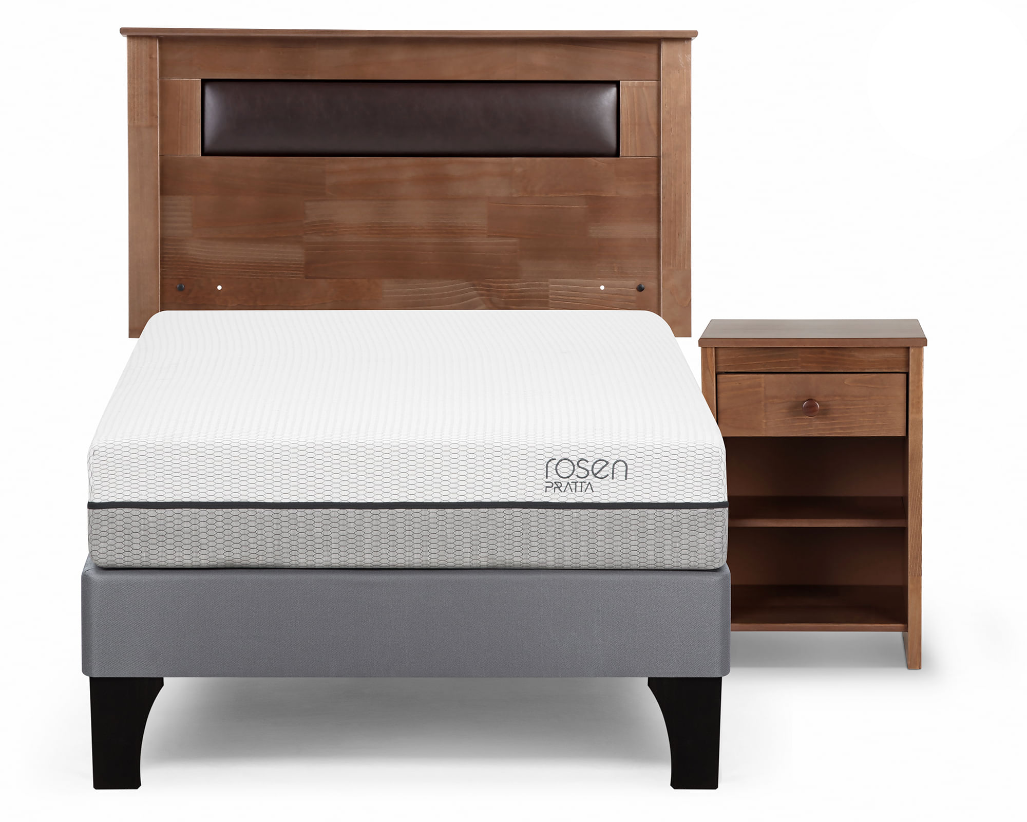 Rosen Cama europea 1.5 plazas Pratta + Set Ferrara