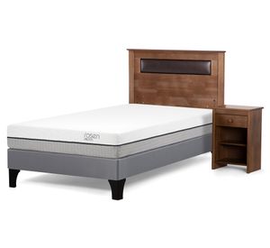 Cama europea 1.5 plazas Pratta + Set Ferrara